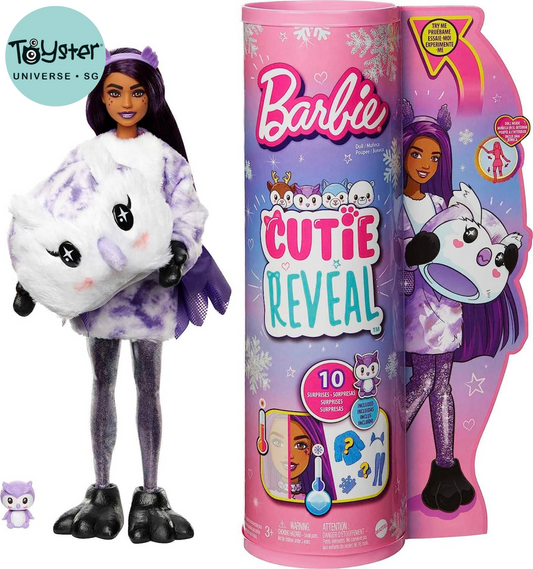 Barbie Cutie Reveal Fantasy Series Doll With Owl Plush Costume