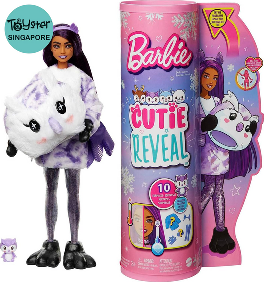 Barbie Cutie Reveal Fantasy Series Doll With Owl Plush Costume