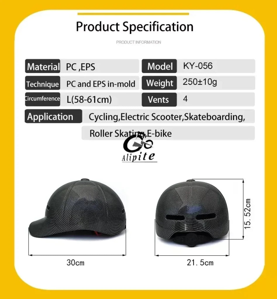 Baseball Cap Safety Helmet Camoflage