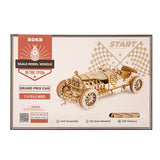 ROKR Grand Prix Car Scale Model 3D Wooden Puzzle MC401