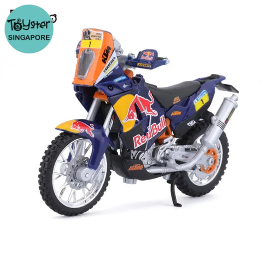 Bburago 1:18 Ktm450 Rally Alloy Motorcycle Model