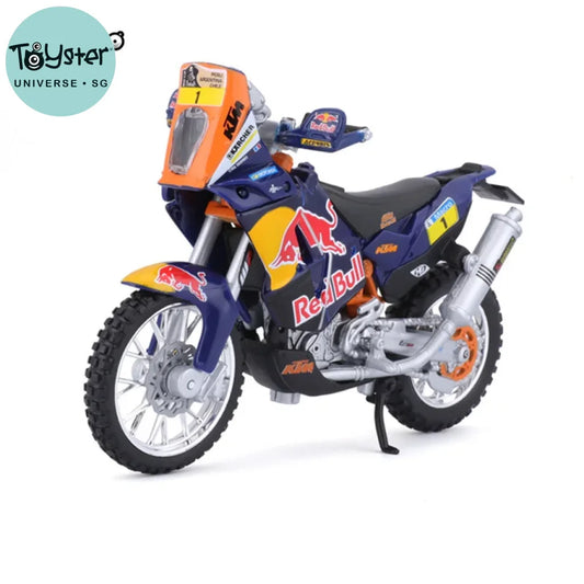 Bburago 1:18 Ktm450 Rally Alloy Motorcycle Model