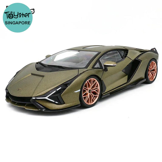 Bburago 1:24 Scale New Lamborghini Sian Fkp 37 Alloy Luxury Vehicle Diecast