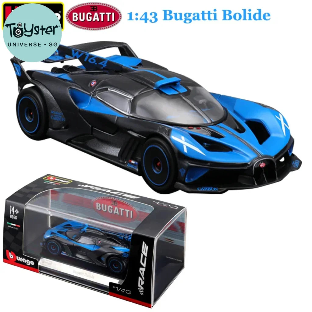 Bburago 1:43 Bugatti Bolide Cars Model Alloy