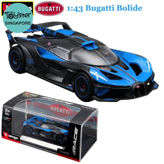 Bburago 1:43 Bugatti Bolide Cars Model Alloy