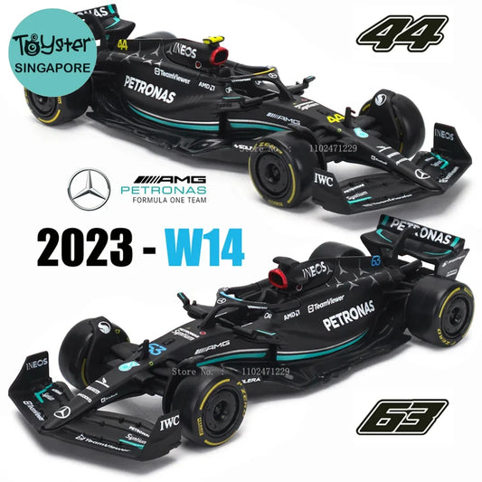 Bburago 1:43 Mercedes-Amg Petronas F1 Team W14 2023 #44 Hamilton #63 George Russell Alloy Car Die