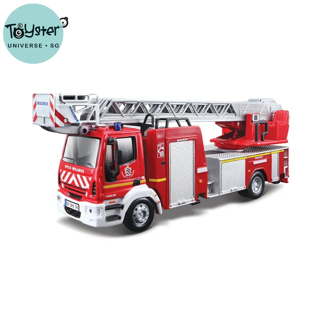 Bburago 1/50 Emergency Force Iveco Magirus 150E 28 Model Alloy