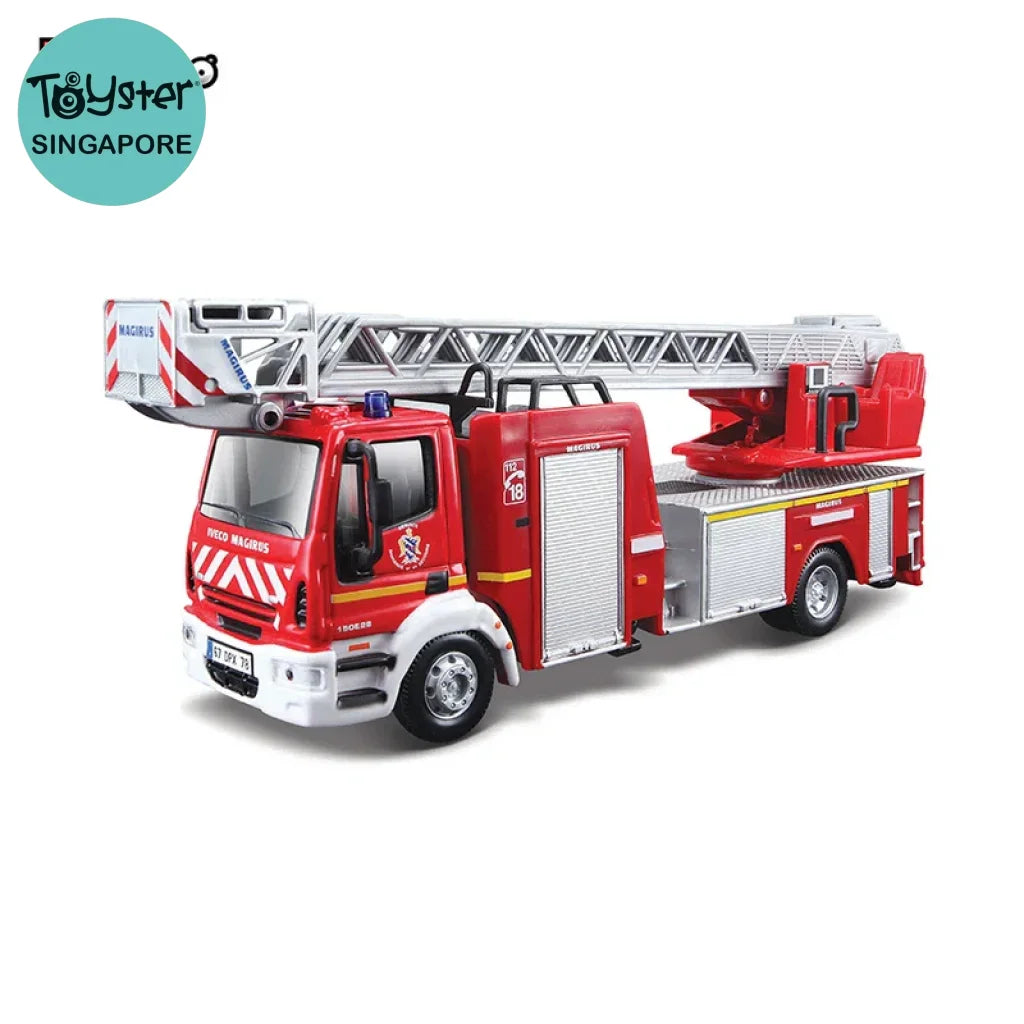 Bburago 1/50 Emergency Force Iveco Magirus 150E 28 Model Alloy