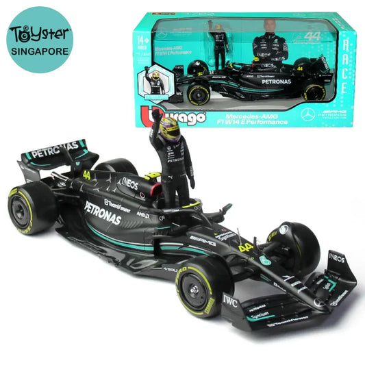 Bburago 2023 1:24 F1 Mercedes Amg W14 #44 #63 Lewis Hamilton Russell