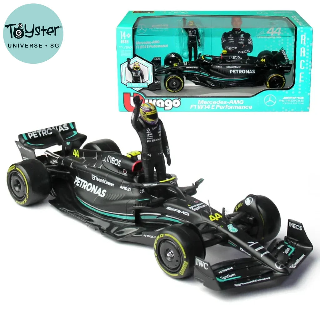 Bburago 2023 1:24 F1 Mercedes Amg W14 #44 #63 Lewis Hamilton Russell
