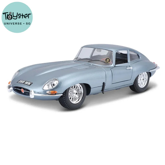 Bburago Die Cast Car 1:18 Jaguar E Type Coupe Alloy Classic Vintage
