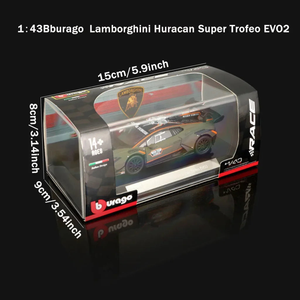 Bburago Lamborghini Huracan Super Trofeo EVO2 Cars 1:43 - with box