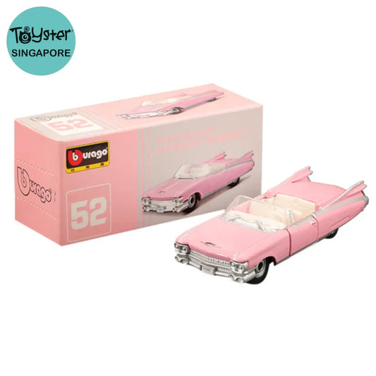 Bburago Premium Tp Pink 1959 Cadillac Scale Car Model Replica Collection