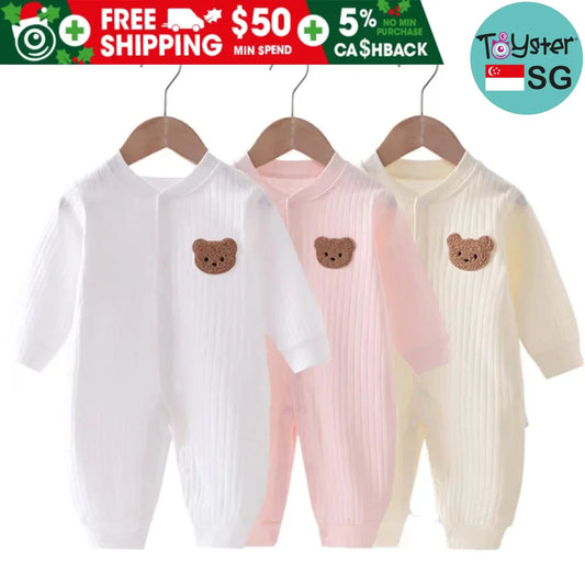 Bear Infant One-Piece Onesie Jumpsuit Cotton