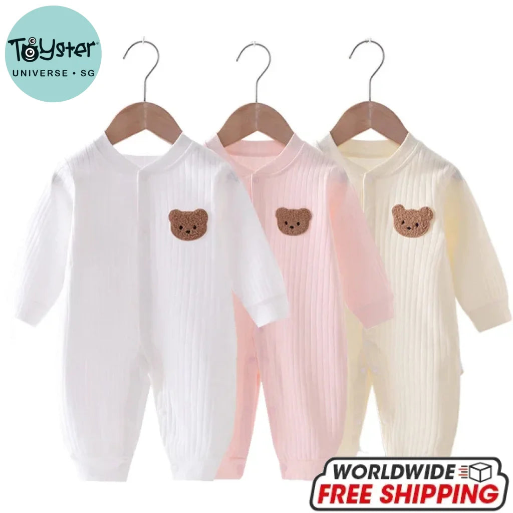 Bear Infant One-Piece Onesie Jumpsuit Cotton