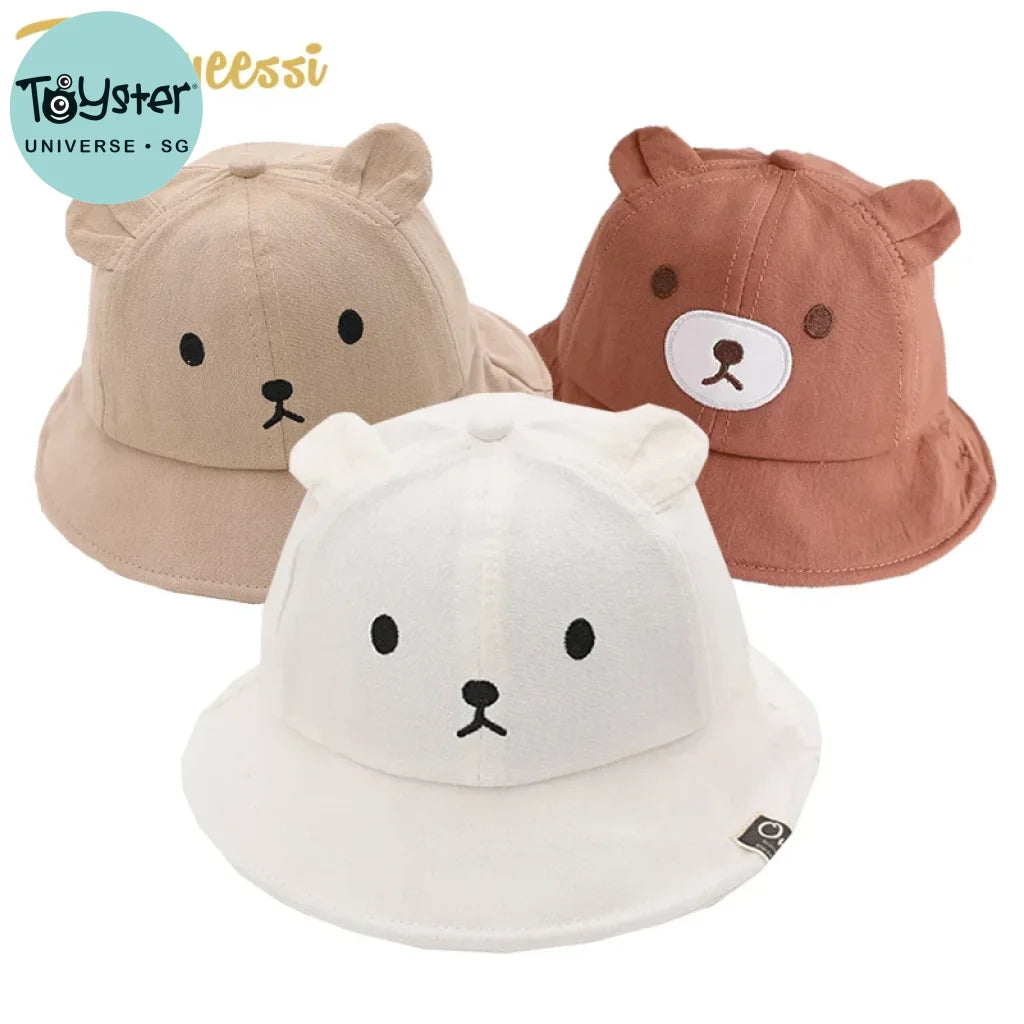 Bear Kids Bucket Hat Cotton 5-24M