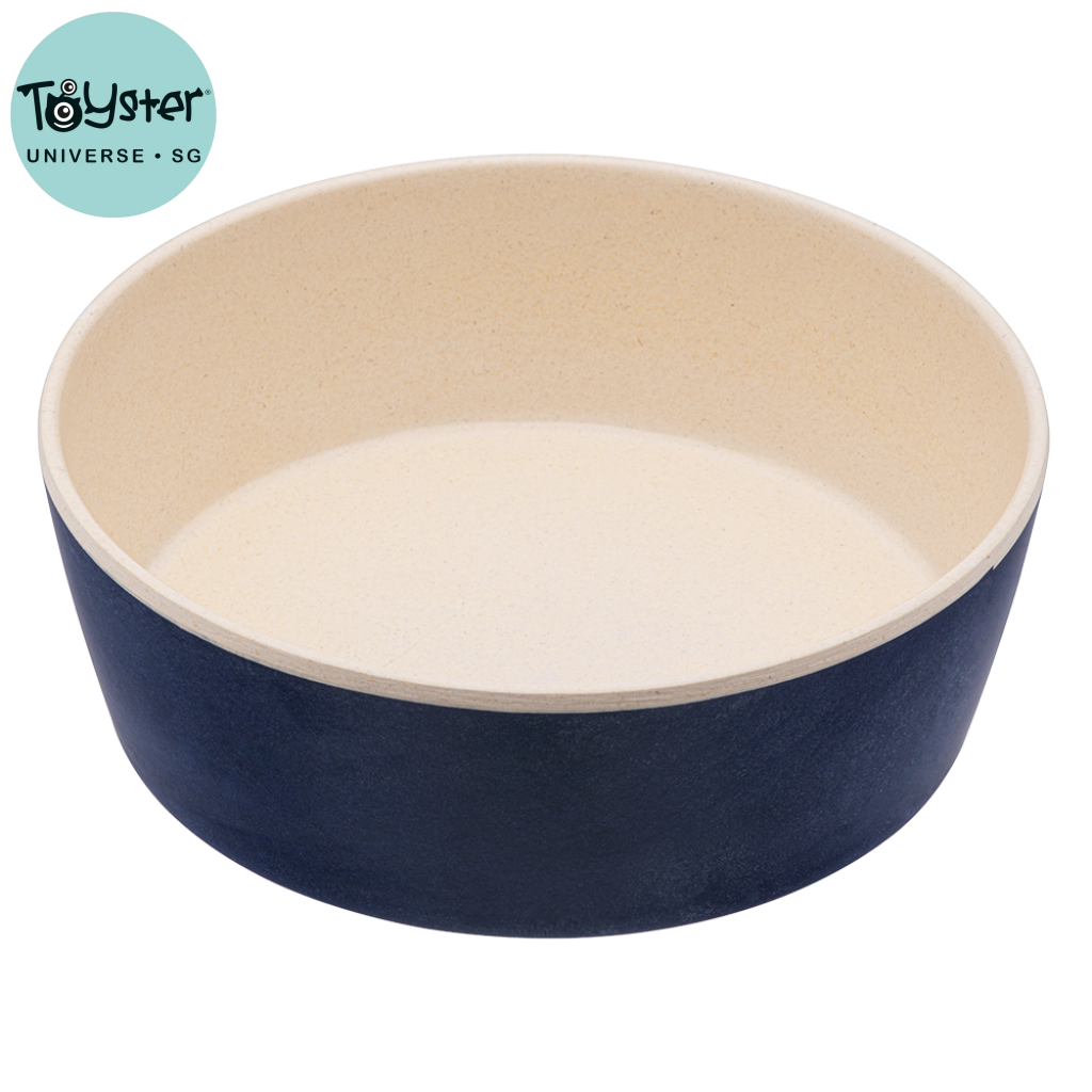 Beco Bamboo Pet Bowl Midnight Blue - Small