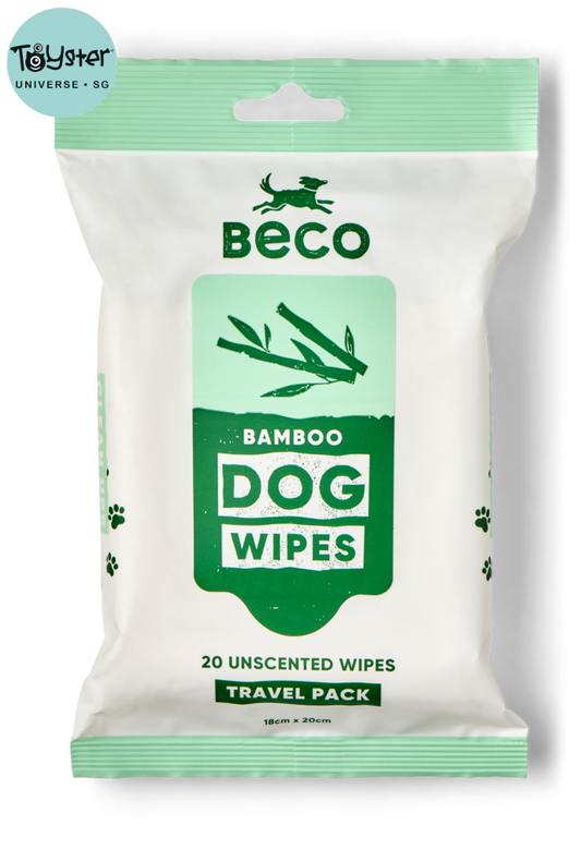 Beco Bamboo Travel Wipes Unscented – 20pk Soft & Compact
