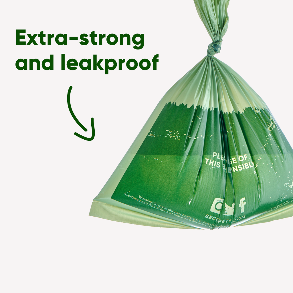 Beco Poop Bag Dispenser Roll | Big Strong Leak-Proof