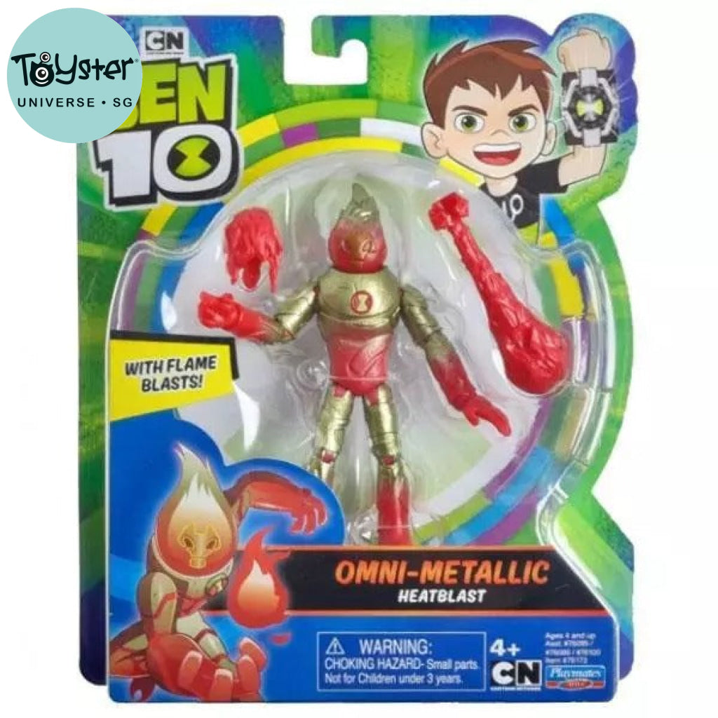 Ben 10 Omni-Metallic - Heatblast Action Figure
