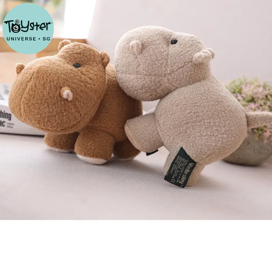 Big Head Hippo Plush Toy