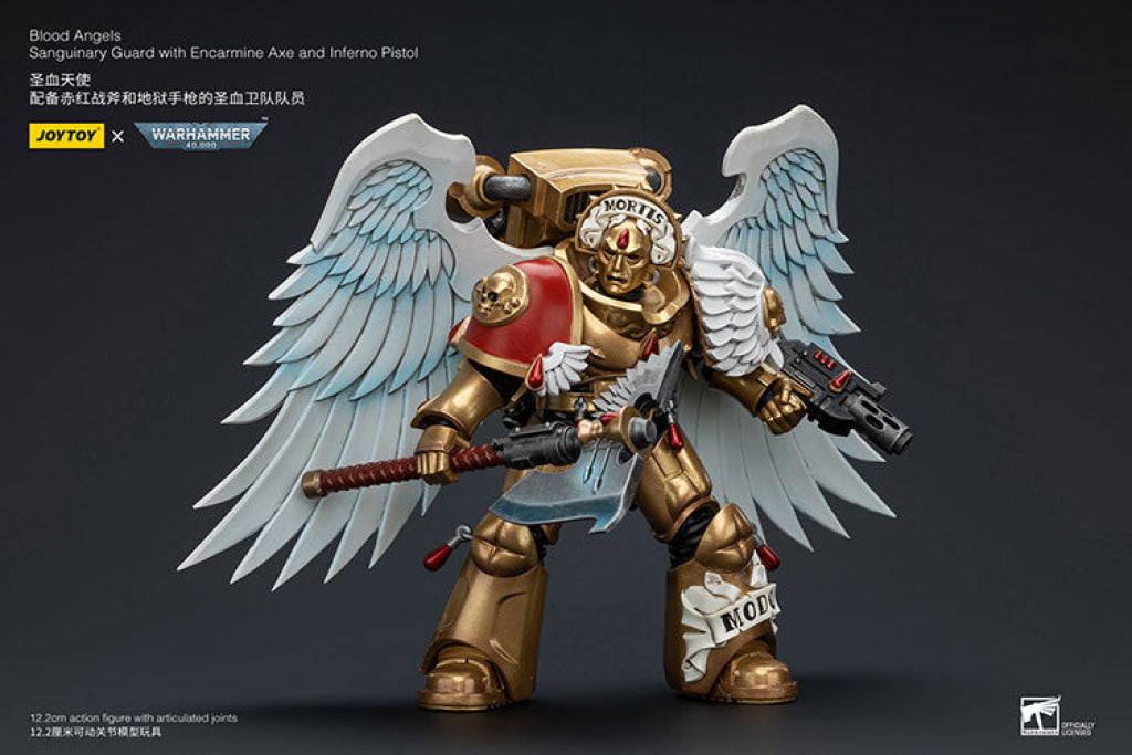 Blood Angelssanguinary Guard With Encarmine Axe And Inferno Pistol Jt7172 Warhammer 40K