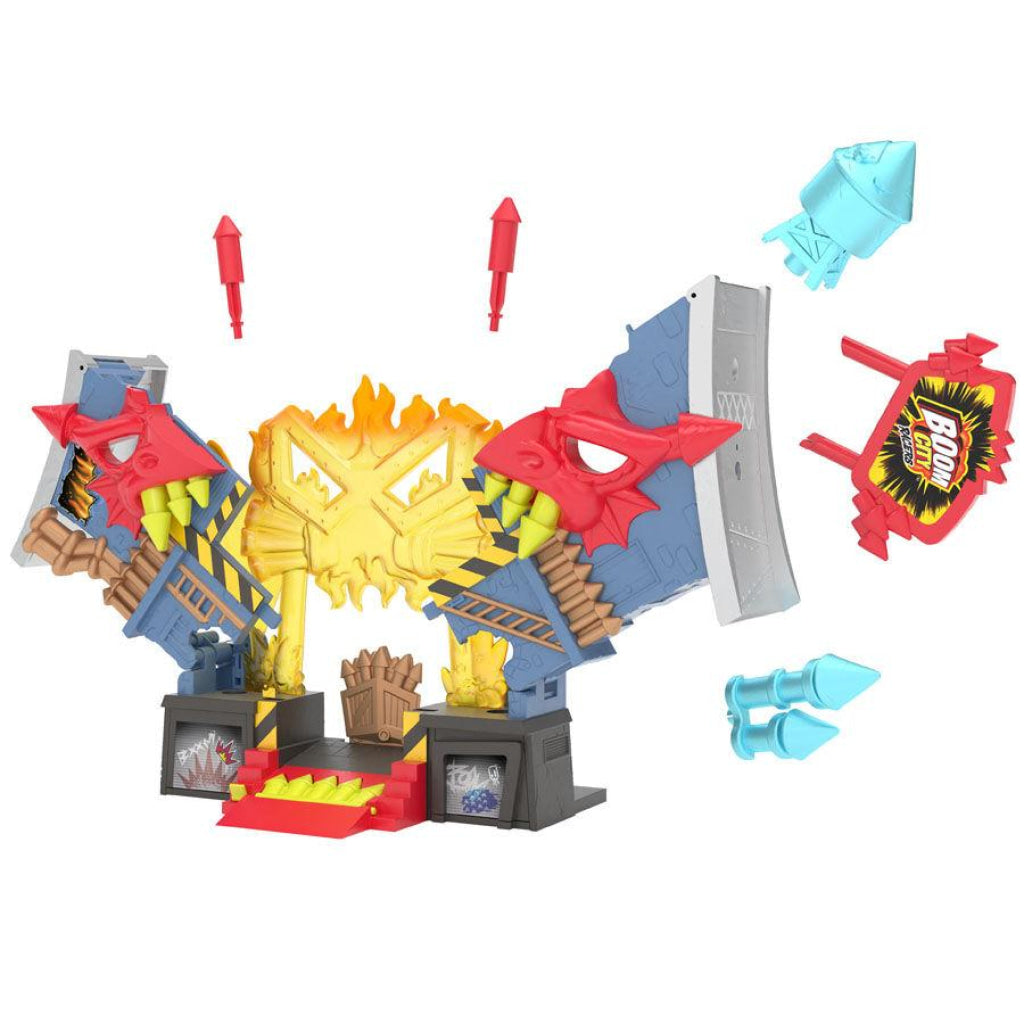 Boom City Racers Series 1 Fireworks Factory Playset