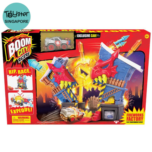 Boom City Racers Series 1 Fireworks Factory Playset
