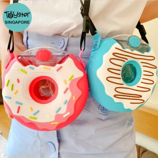 Bpa Free 380Ml Cute Donut Water Bottle