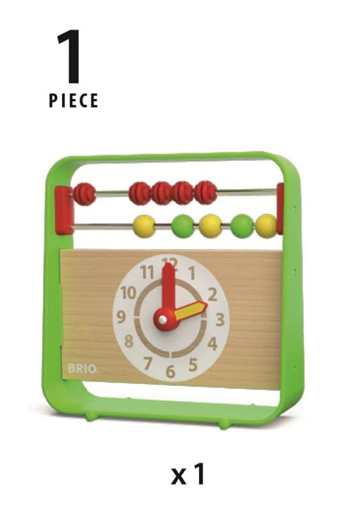 Brio Abacus With Clock