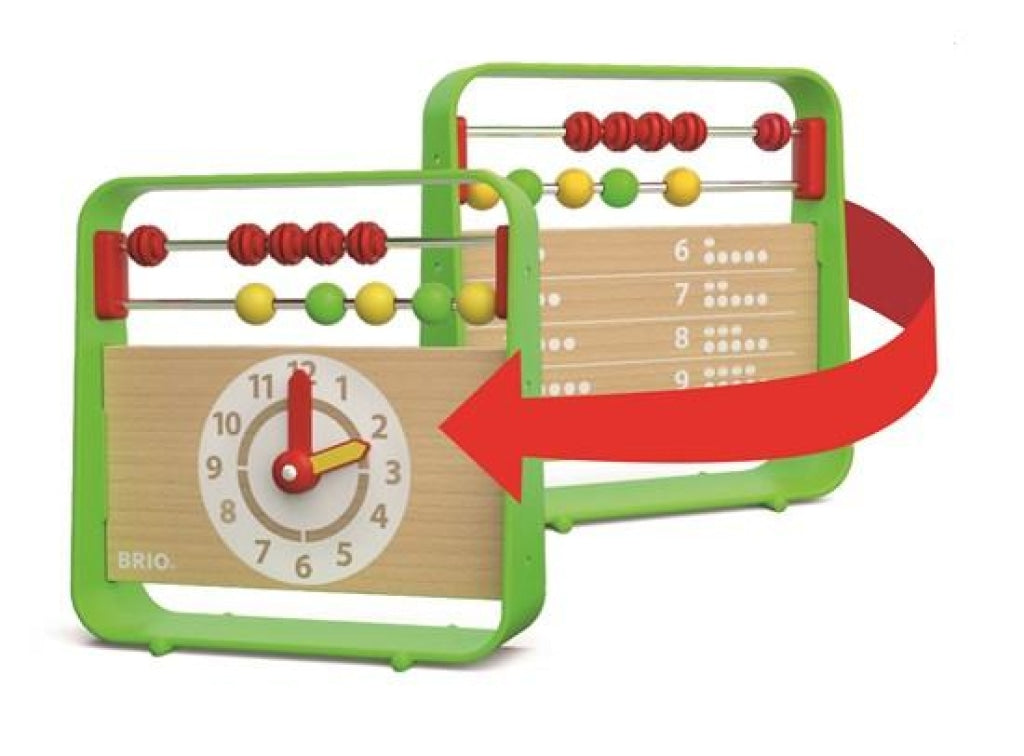 Brio Abacus With Clock