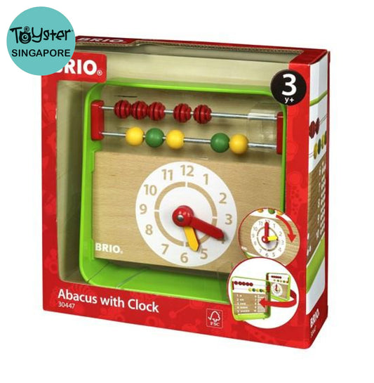 Brio Abacus With Clock