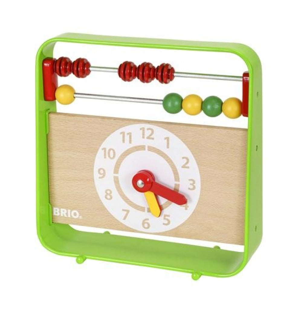 Brio Abacus With Clock