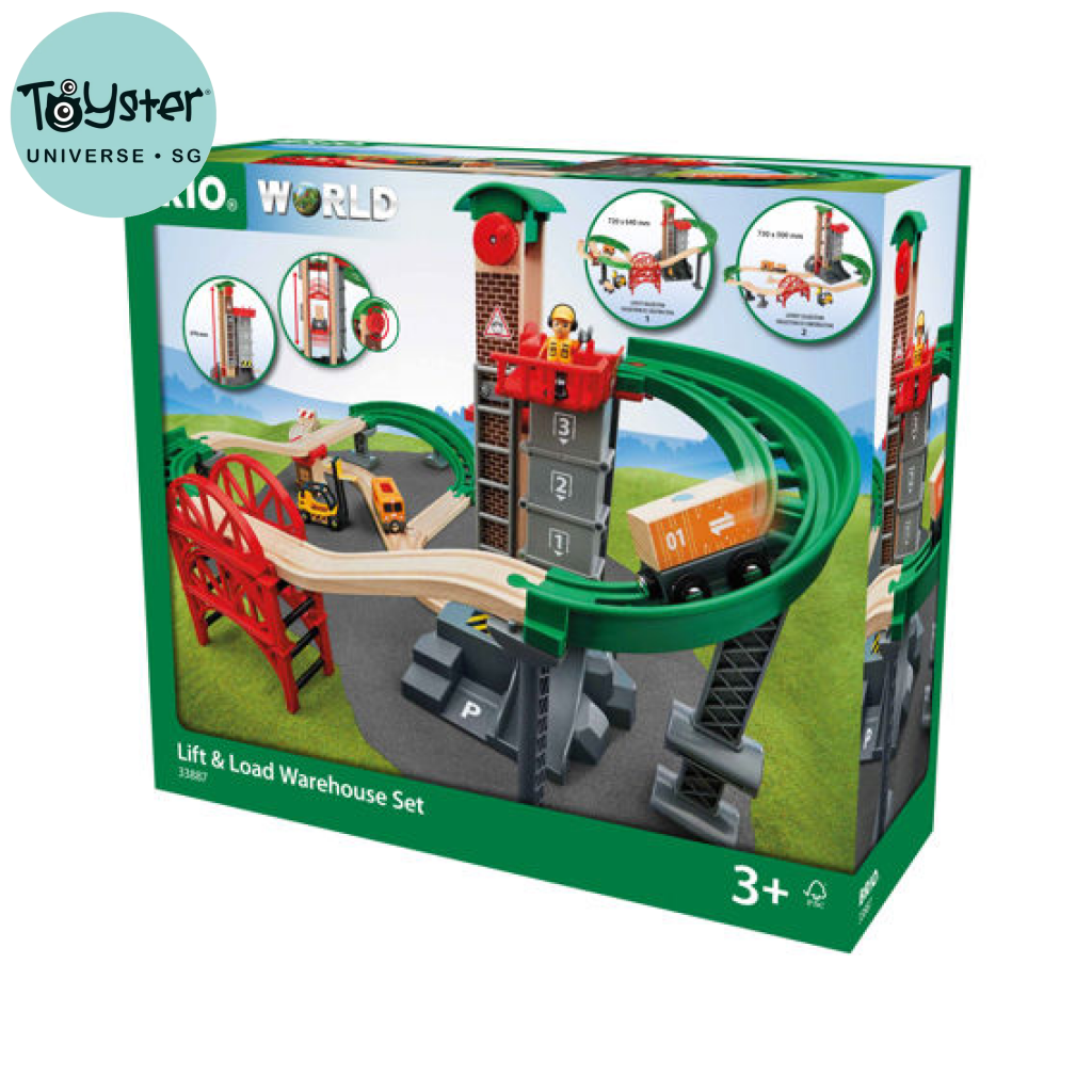 TOYSTER Singapore - BRIO Lift & Load Warehouse Set – Toyster Universe ...