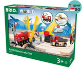 Brio Rail & Road Crane Set Brio