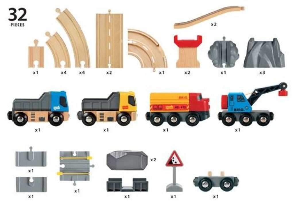 Brio Rail & Road Loading Set Brio