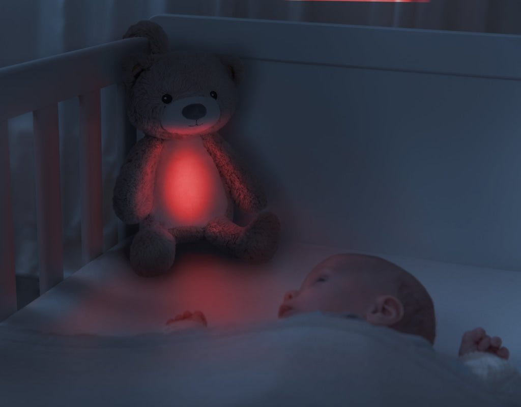Brody the Bear Sleeptrainer with Nightlight and Sound Machine