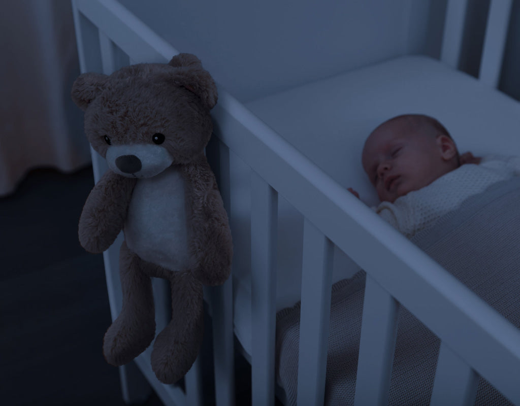 Brody the Bear Sleeptrainer with Nightlight and Sound Machine
