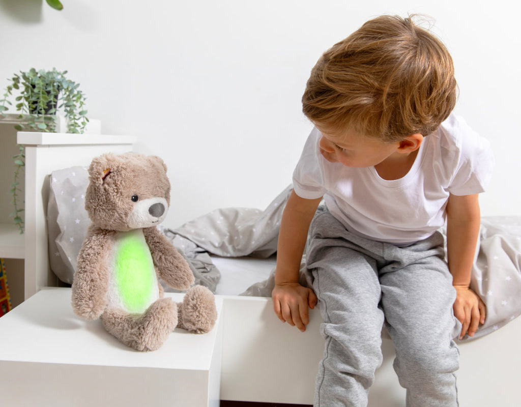 Brody the Bear Sleeptrainer with Nightlight and Sound Machine