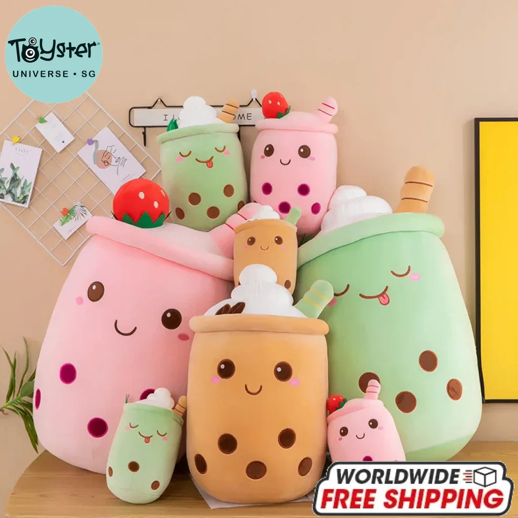 Bubble Tea Boba Plushie