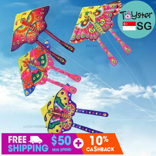 Butterfly Kite With Handle Line Easy Control