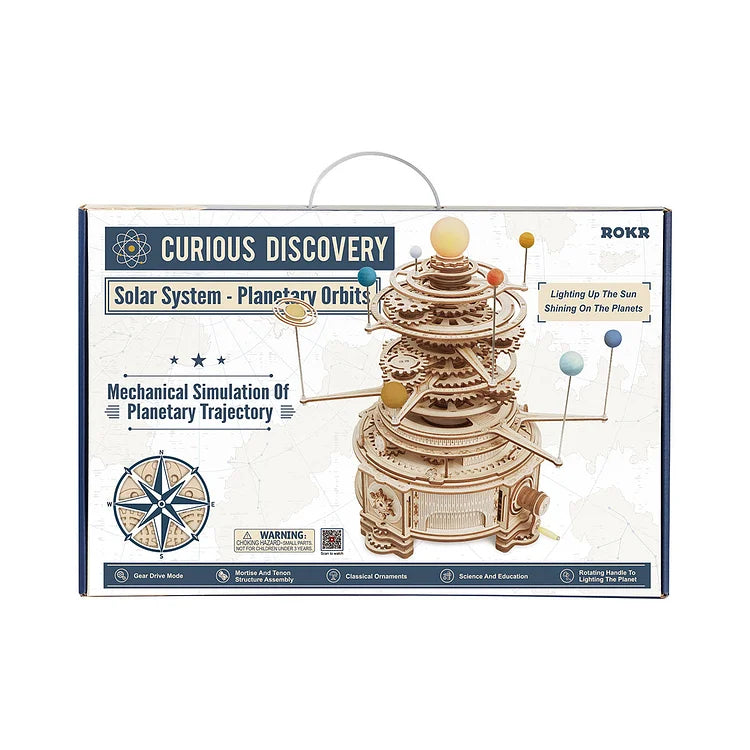 Robotime ROKR Mechanical Orrery ST001 3D Wooden Puzzle