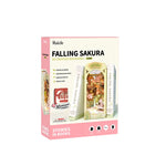 Robotime Rolife Falling Sakura DIY Book Nook Shelf Insert TGB05