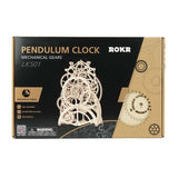 Robotime ROKR Pendulum Clock Mechanical Gears 3D Wooden Puzzle LK501