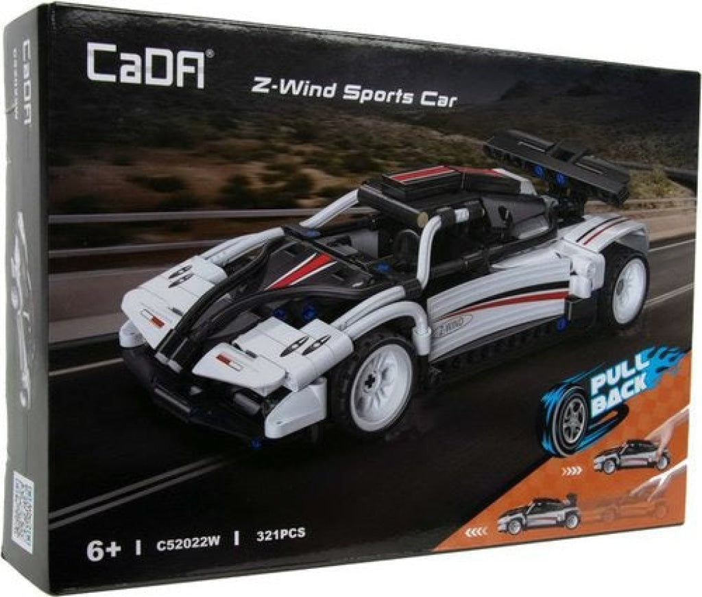 CaDA Bricks Pull Back Sports Car Series-Z-Wind C52022W - TOYSTER