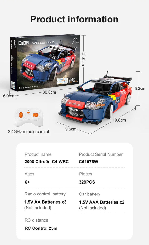 Cada Citroen C4 Wrc C51078W