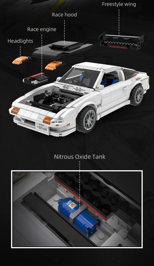 Cada Initial D 1: 12 Mazda Rx-7 Fc3S C61022W - Non-Motorized