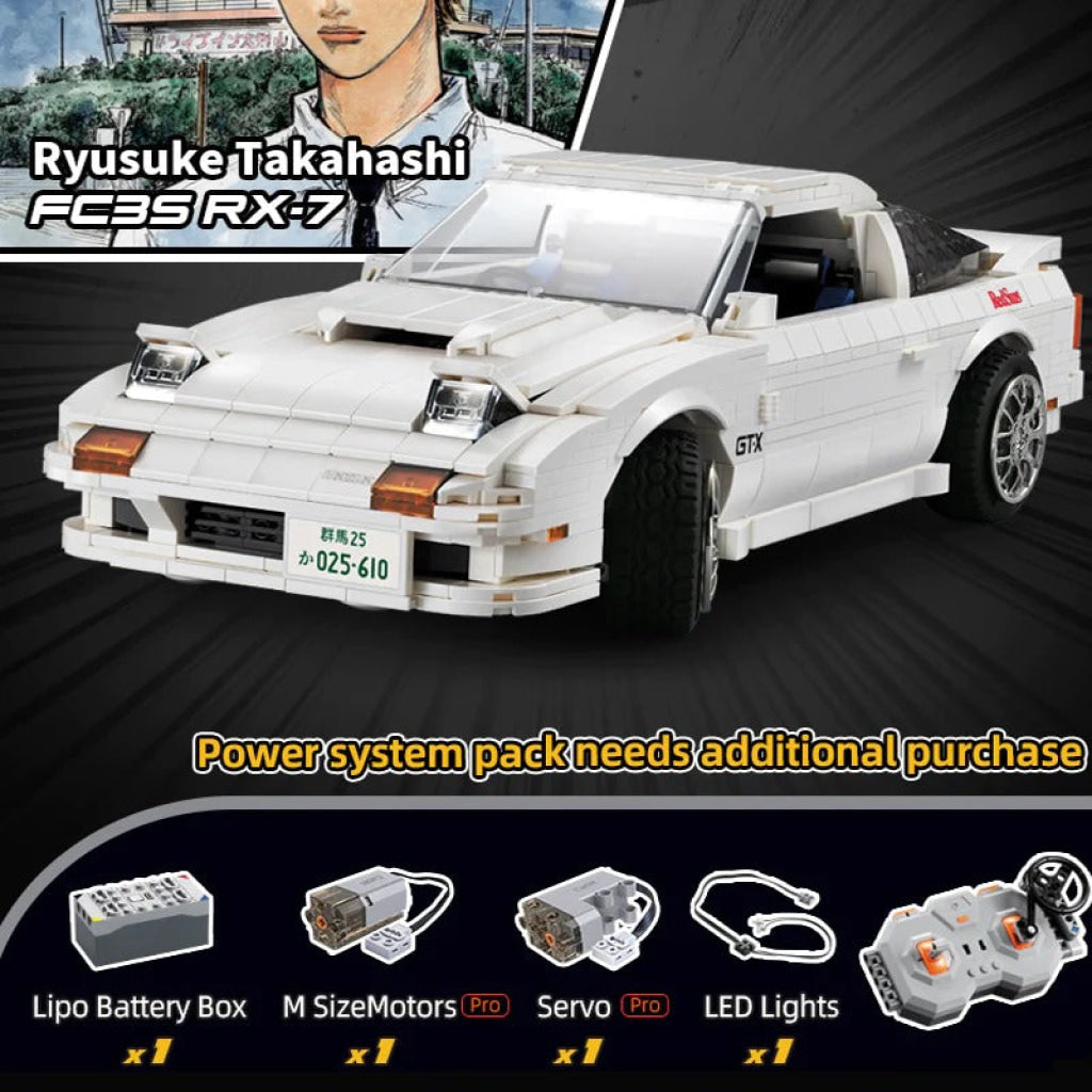 Cada Initial D 1: 12 Mazda Rx-7 Fc3S C61022W - Non-Motorized