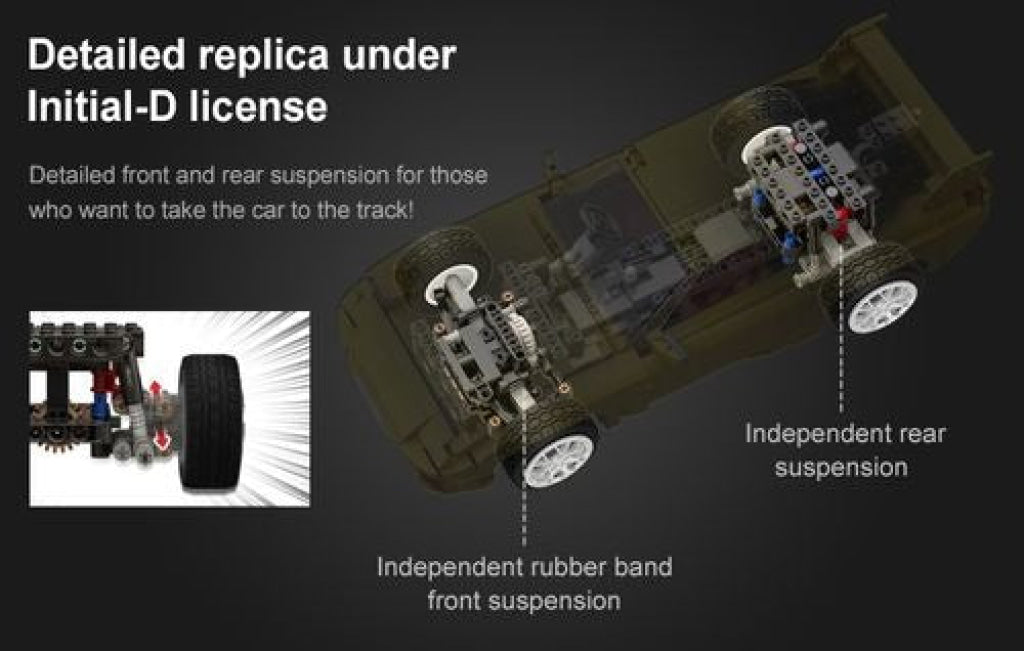 Cada Initial D 1:12 Mazda Rx-7 Fd3S C61023W - Non-Motorized