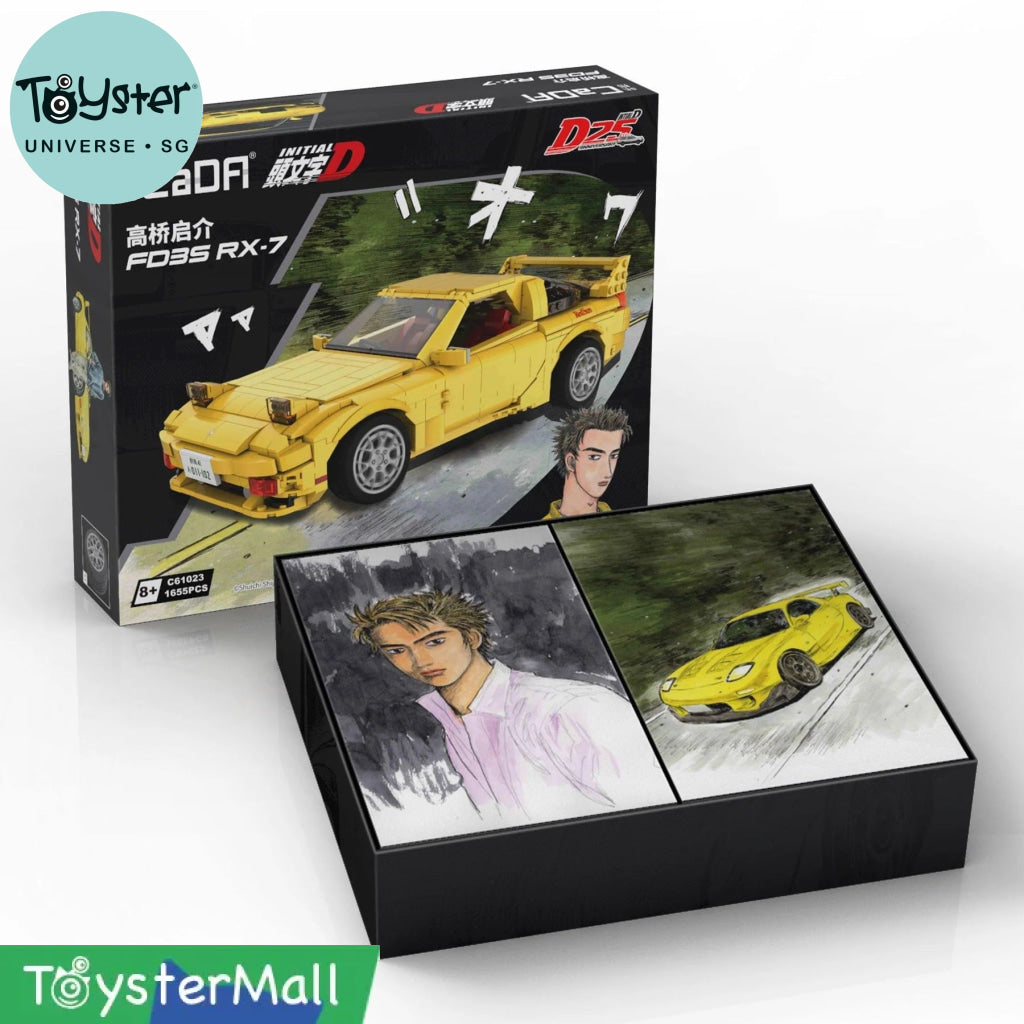 Cada Initial D 1:12 Mazda Rx-7 Fd3S C61023W - Non-Motorized